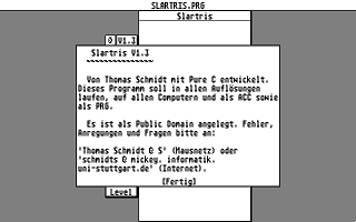 Slartris — screenshot 1